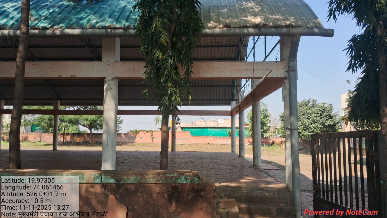 ग्रामपंचायत भेंडाळी अंतर्गत तुकाराम महाराज मंदिर सभागृह रेन वाटर हार्वेस्टिंग
